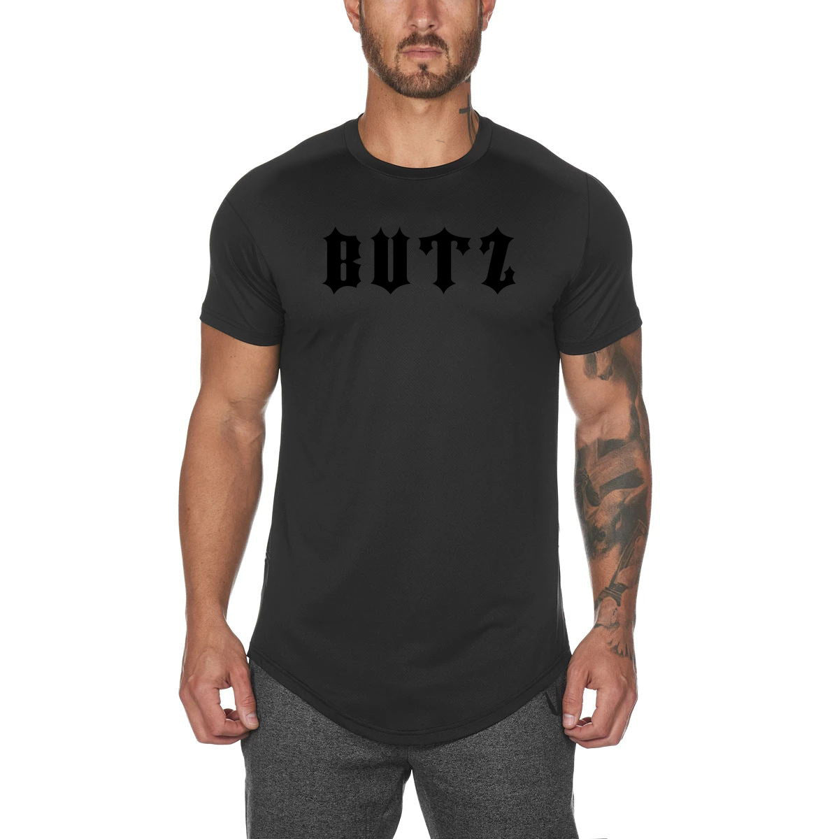 Custom Men’s Gym T-Shirt – Breathable, Quick-Dry Workout & Sportswear