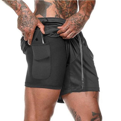 2-Pack Lightweight Quick-Dry Athletic Shorts – Breathable and Versatile for Training and Everyday Wear