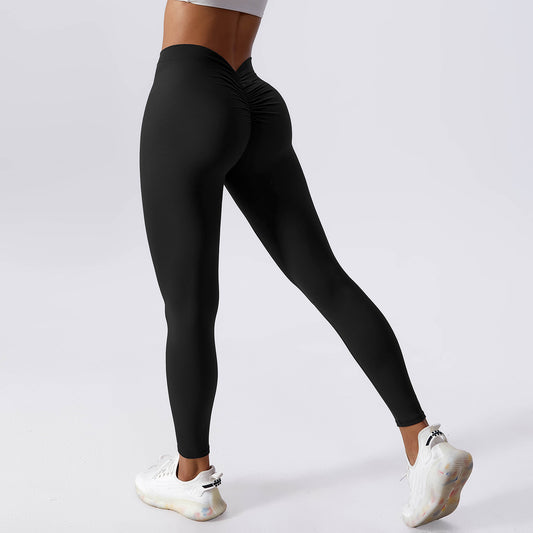 High-Waist Nylon Leggings –  Yoga Workout Pants for Women