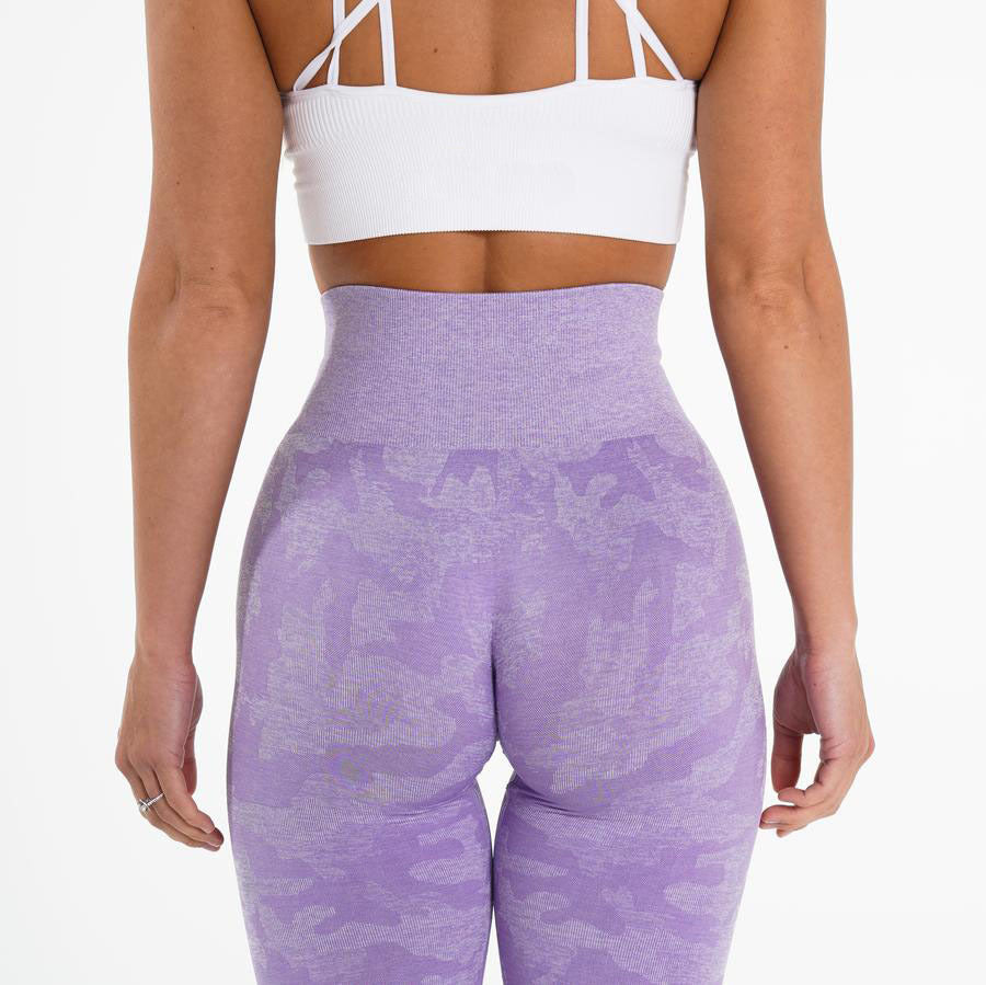 Seamless Jacquard Fitness Yoga Pants