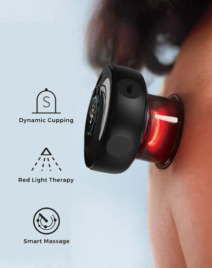 Cupping Massager – Portable Muscle Relief with Red Light Therapy