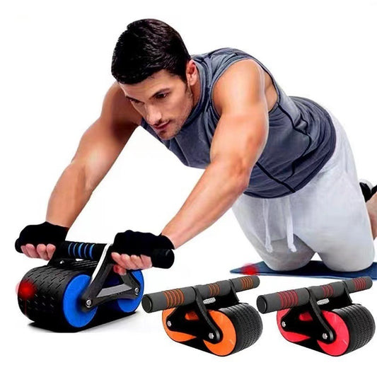 Automatic Rebound Ab Wheel Roller – Core & Waist Trainer for Home Workouts