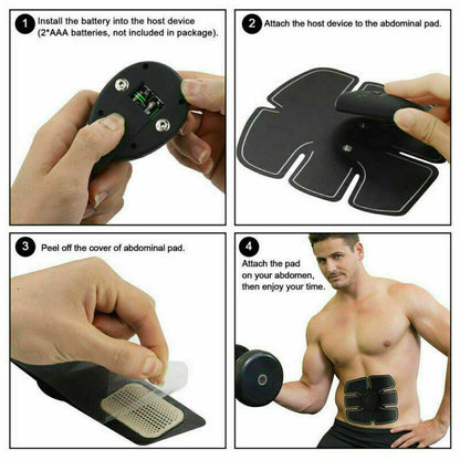 EMS Muscle Stimulator – Abdominal, Arm, Waist & Leg Trainer with Adjustable Modes