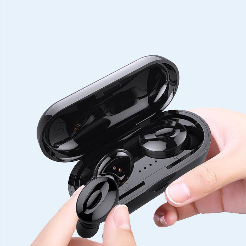 BASS ONE Bluetooth Earbuds – 20m Transmission Range, Waterproof, Voice Control, Multi-Point Connection, Stereo Sound