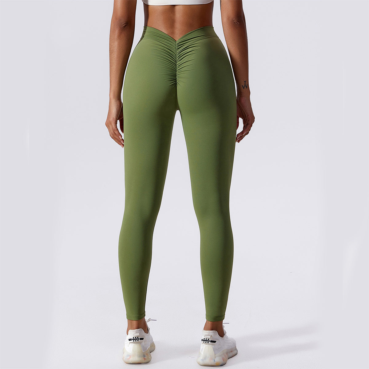 High-Waist Nylon Leggings –  Yoga Workout Pants for Women