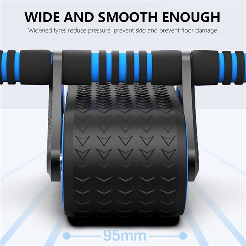 Automatic Rebound Ab Wheel Roller – Core & Waist Trainer for Home Workouts