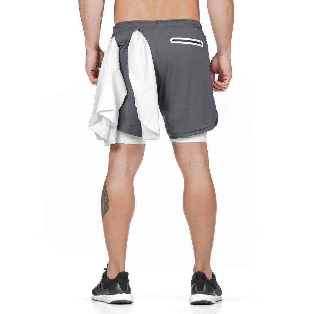 2-Pack Lightweight Quick-Dry Athletic Shorts – Breathable and Versatile for Training and Everyday Wear