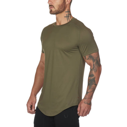 Custom Men’s Gym T-Shirt – Breathable, Quick-Dry Workout & Sportswear