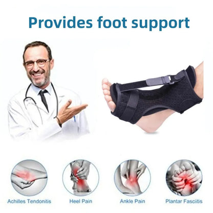 Adjustable Splint Brace – Heel, Foot & Arch Support Brace for Pain Relief & Recovery