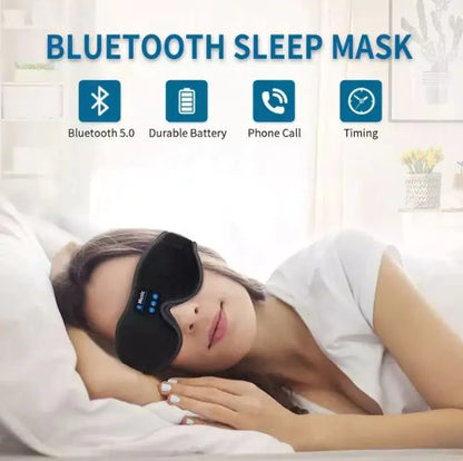 3D Eye Mask Bluetooth 5.0 – Sleep Mask with HD Stereo Sound for Deep Sleep and Relaxation, Wireless and Comfortable