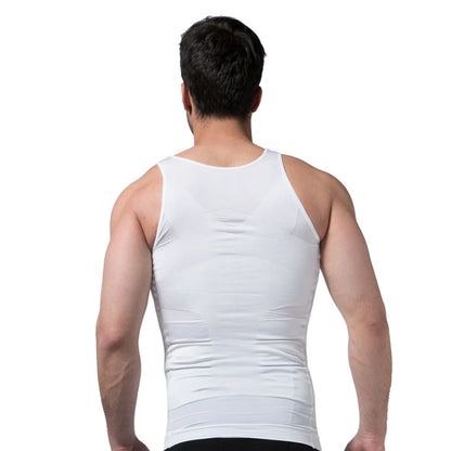 Men's Slimming Compression Vest – Waist Cincher & Body Shaper