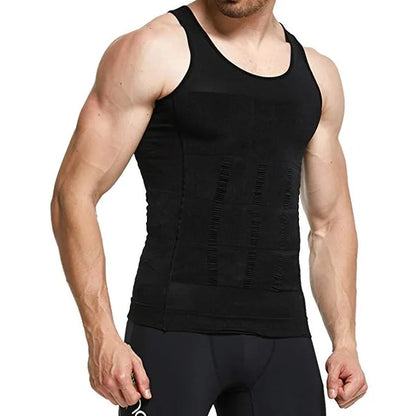 Men's Slimming Compression Vest – Waist Cincher & Body Shaper