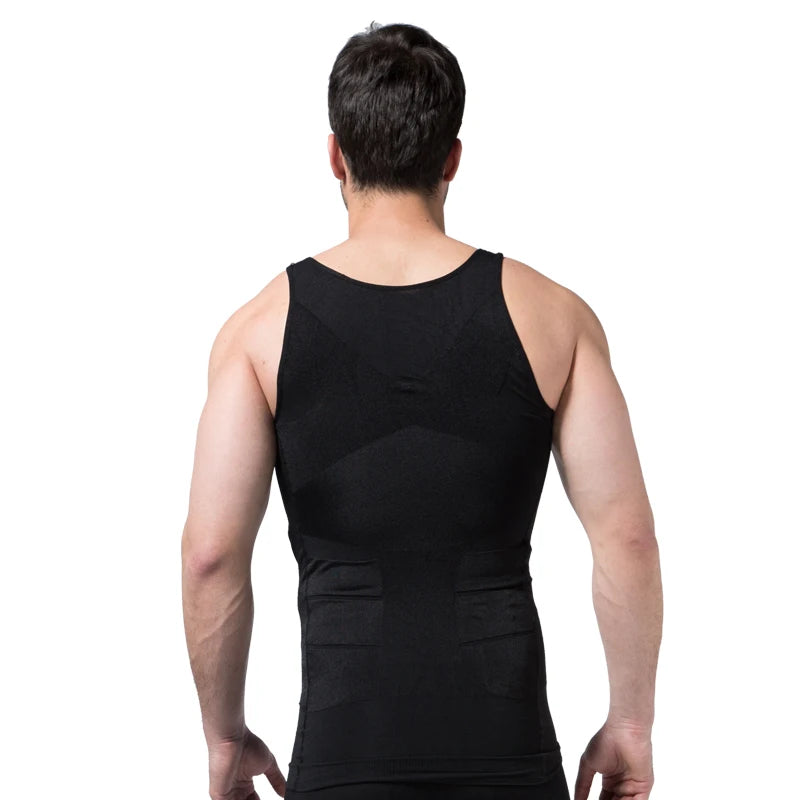 Men's Slimming Compression Vest – Waist Cincher & Body Shaper