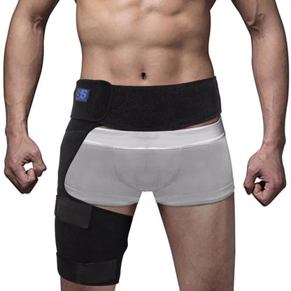 Compression Hip Brace – Targeted Support & Pain Relief for Sciatica, Muscle Strain, and Recovery