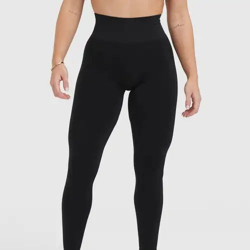 Seamless High Waist Compression Yoga Pants – Fitness and Everyday Comfort