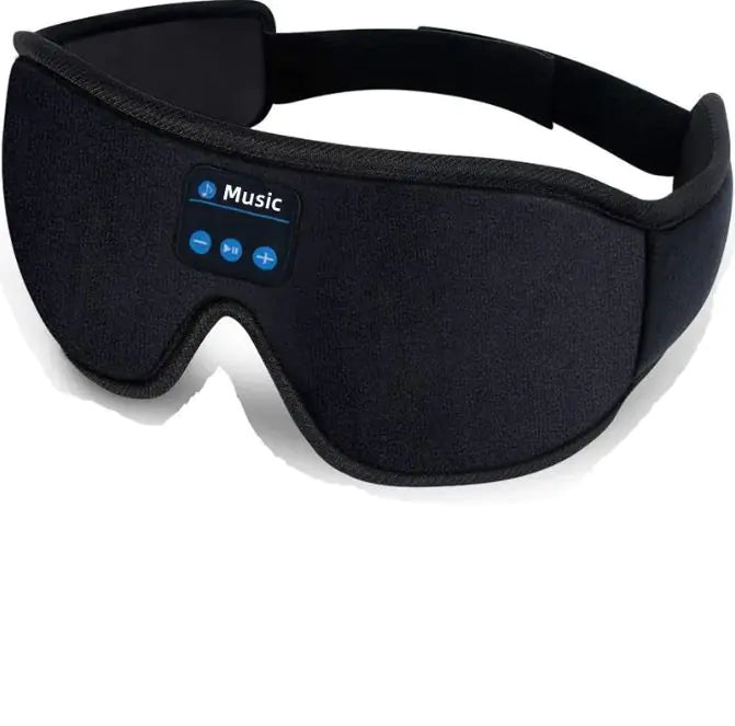 3D Eye Mask Bluetooth 5.0 – Sleep Mask with HD Stereo Sound for Deep Sleep and Relaxation, Wireless and Comfortable