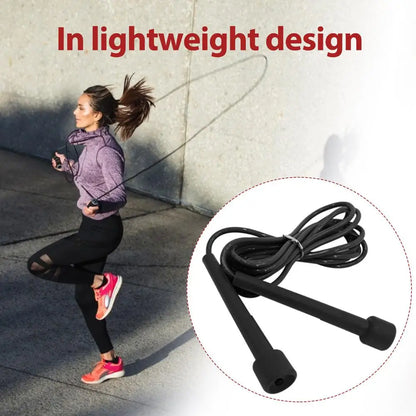 Adjustable PVC Speed Jump Rope – Non-Slip Handle, Cardio & Strength Training