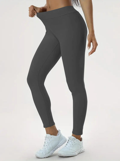 High-Waist Slim-Fit Leggings – For Workout & Everyday Wear