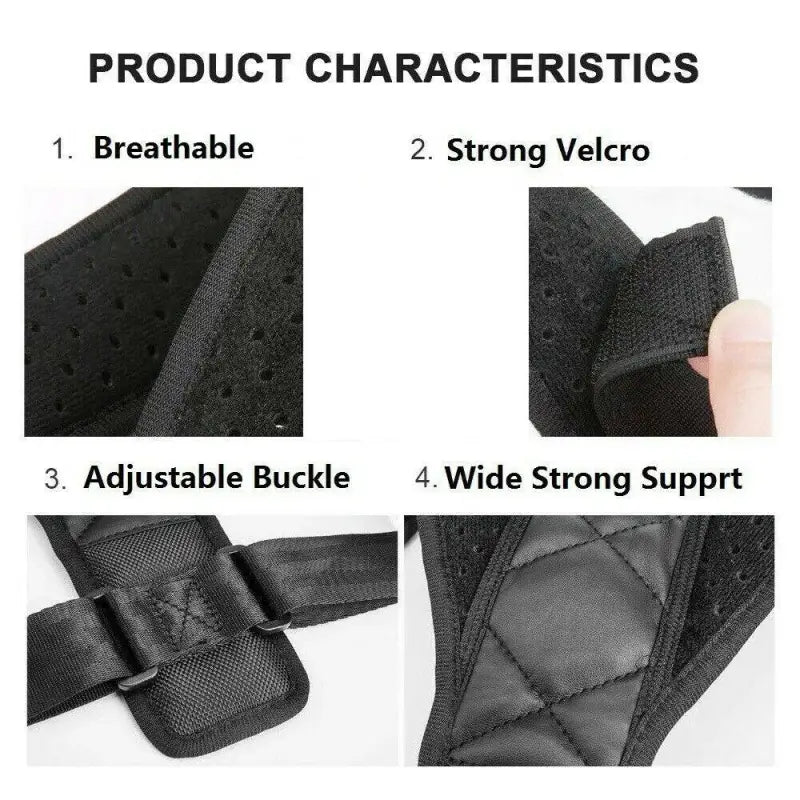 Adjustable Clavicle Support Brace – Posture Corrector for Back & Neck Pain Relief