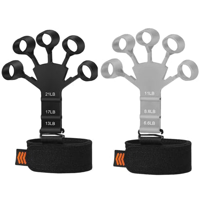 6-Level Adjustable Finger Grip Strengthener for Hand & Forearm Training