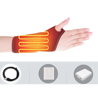 Sports Electric Heated Bracer – Pain Relief, Circulation Boost, & Wrist Support