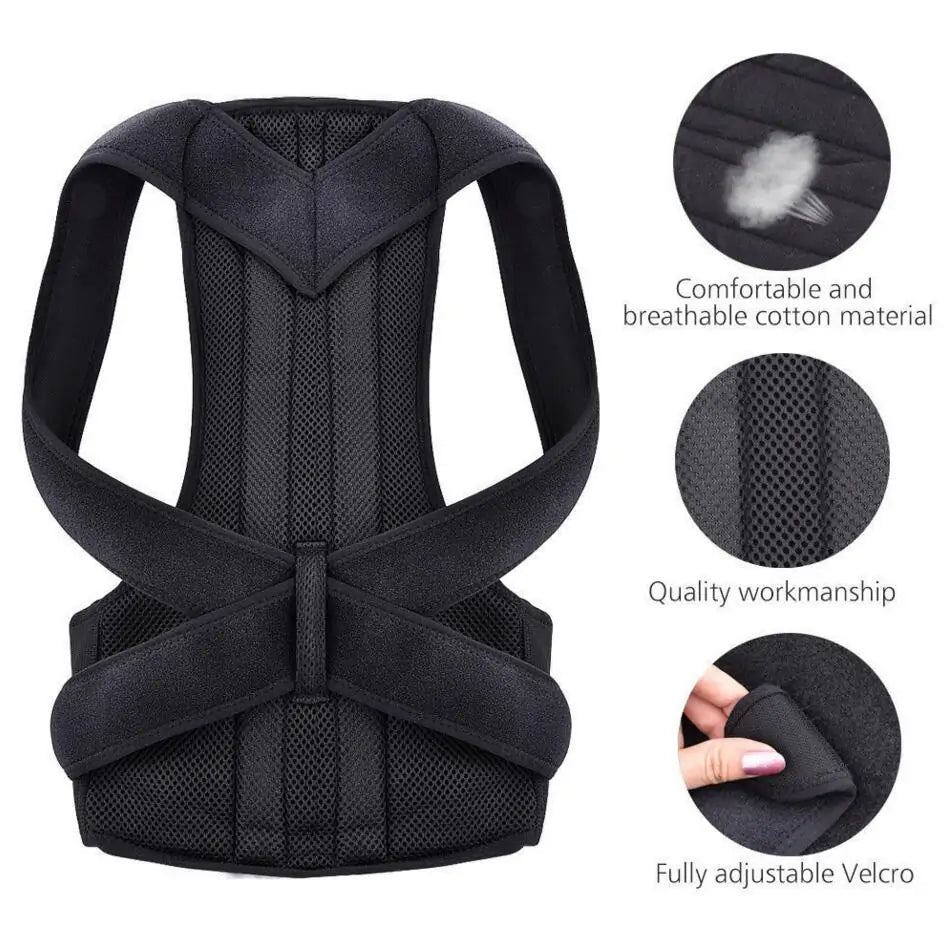 Adjustable Back Brace – Supports Posture and Relieves Back Pain for All-Day Adjustable Comfort